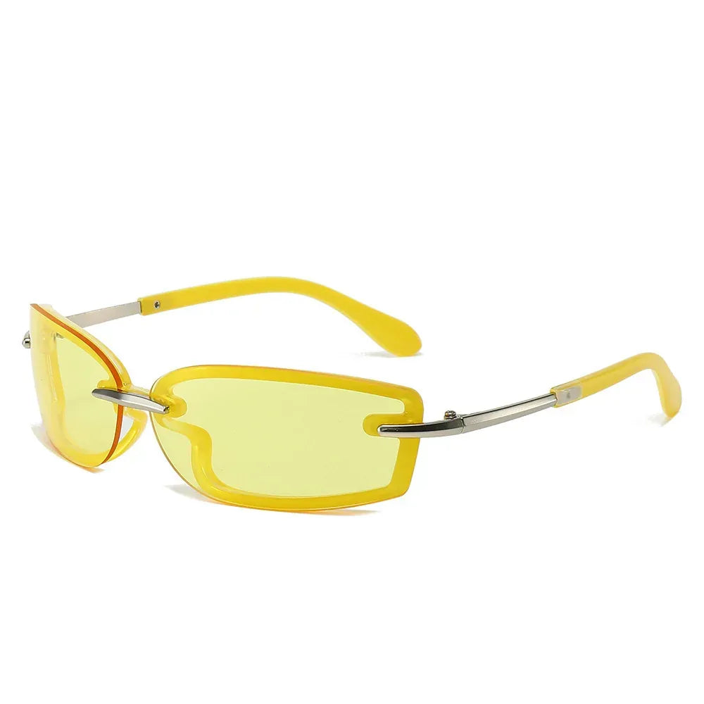 Square Candy-colored UV-protective Sunglasses - Viexta