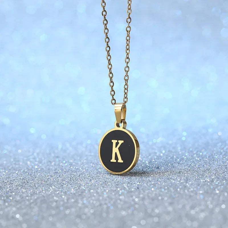 O-shaped Chain Letter Necklace - Viexta