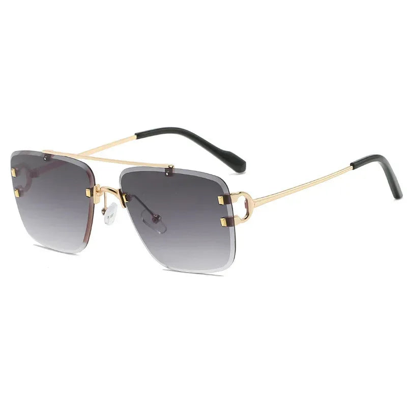 Fashion Simple Retro Square Sunglasses - Viexta