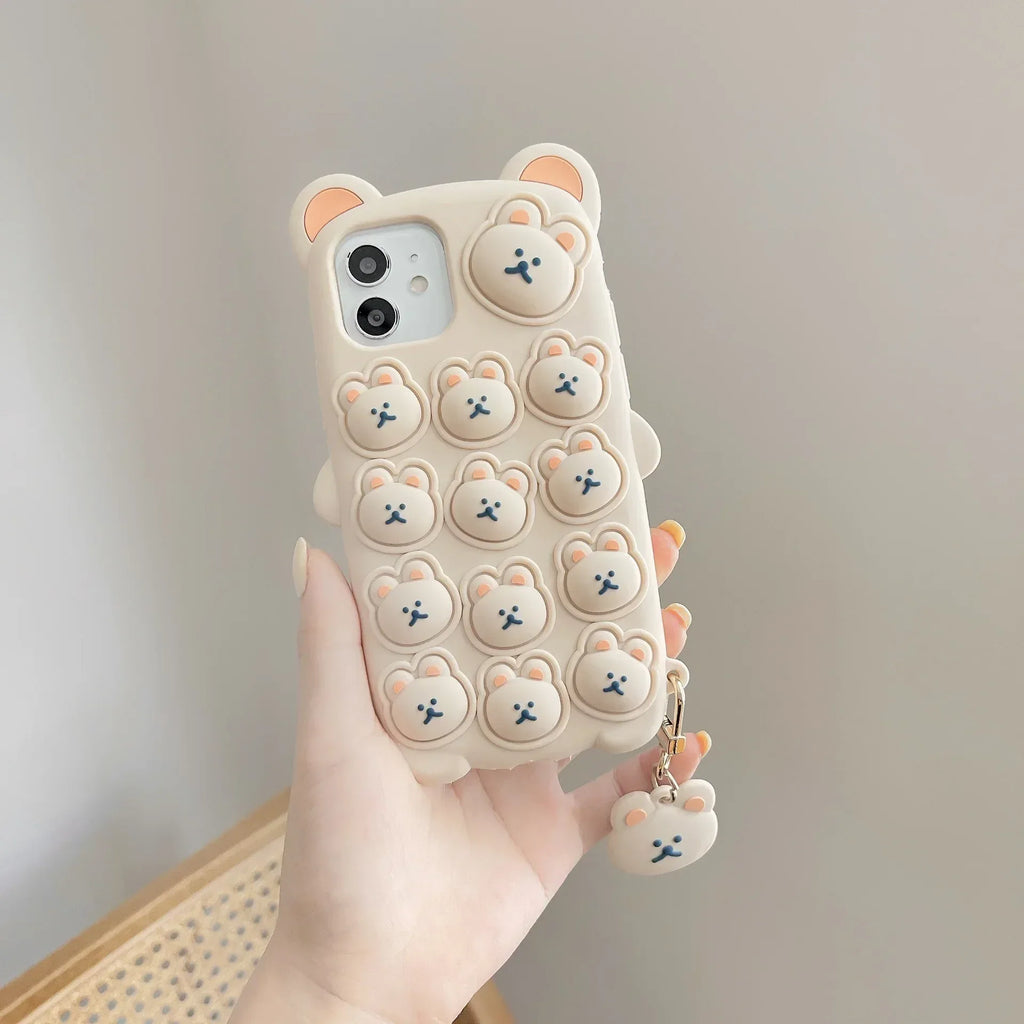 Press Bear iPhone Case - Viexta