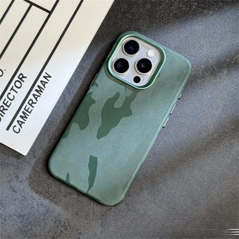 Camouflage Magnetic Drop-resistant iPhone Case