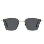Small Frame Metal Hip Hop Sunglasses - Viexta