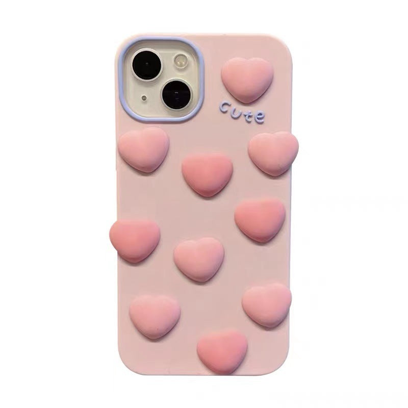 Girl Heart Soft iPhone Case