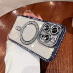 Edge Drill Magnetic Transparent iPhone Case - Viexta