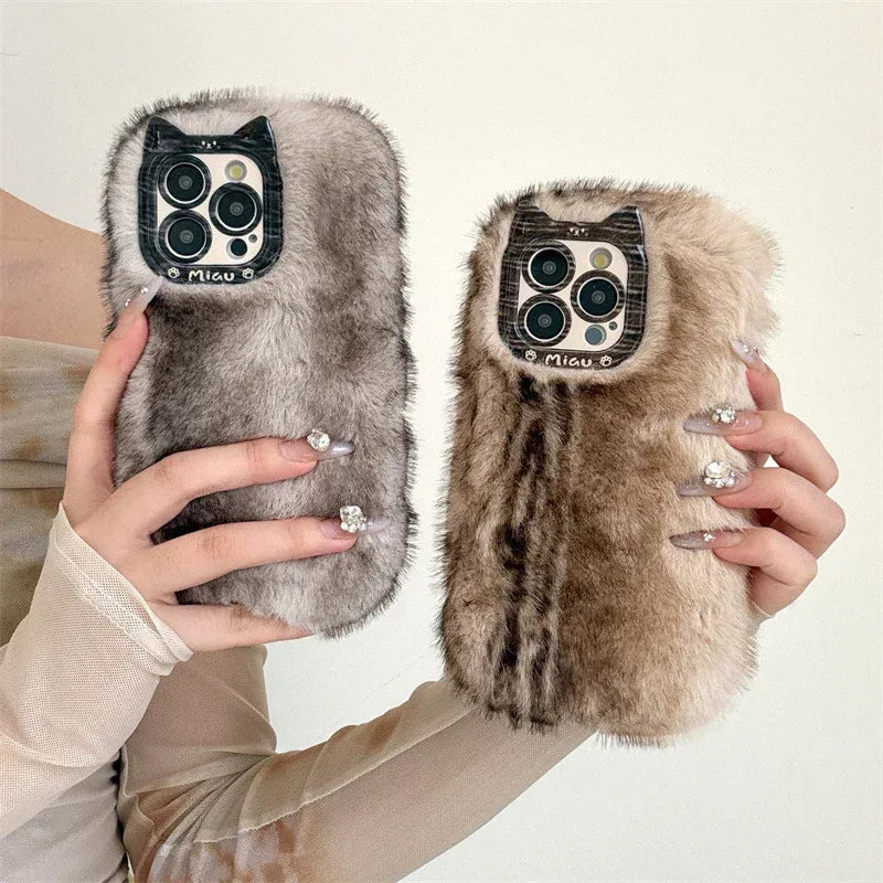 Creative Plush Anti-drop iPhone Case - Viexta
