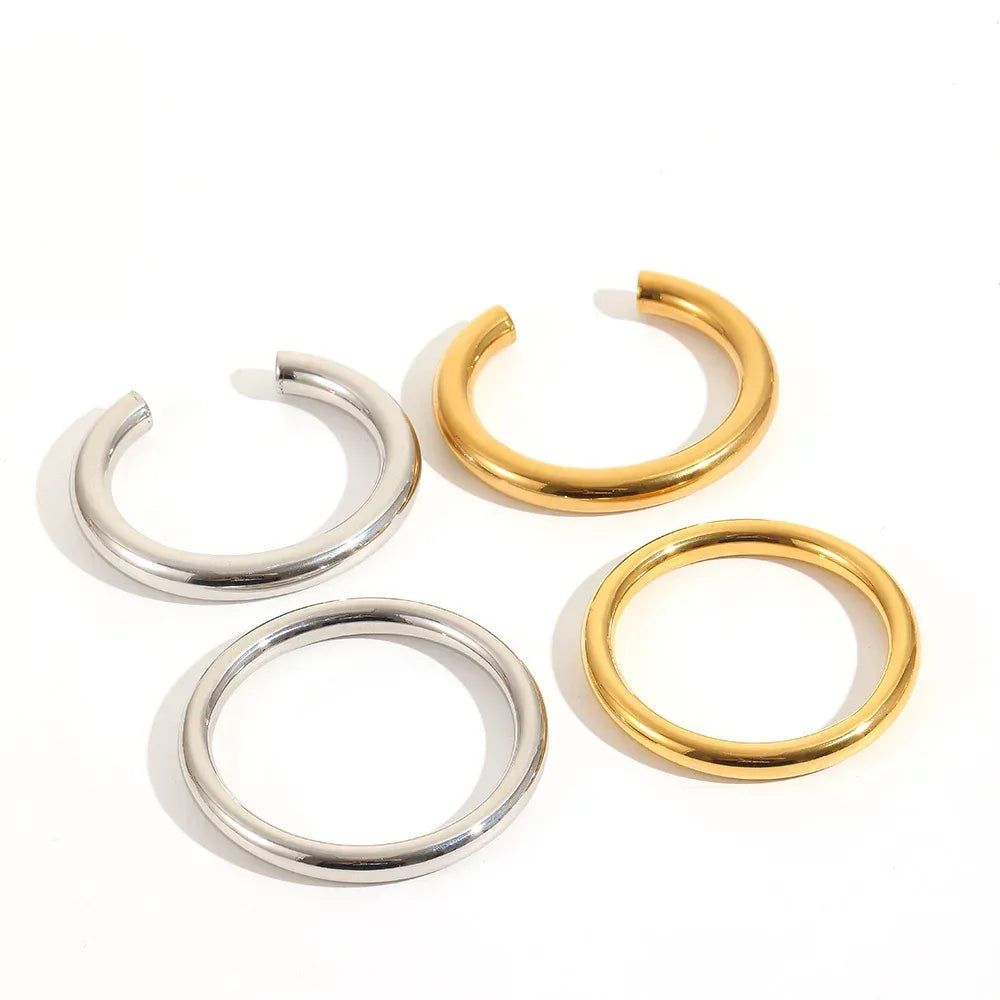 glossy-titanium-steel-bracelet-for-women - Viexta