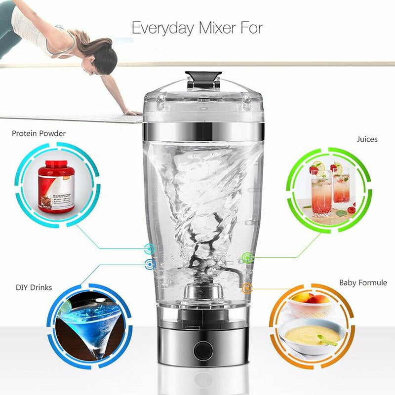 Electric Protein Shake/Stirrer with USB or battery