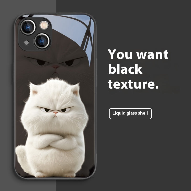 Domineering Cat Silicone iPhone Case