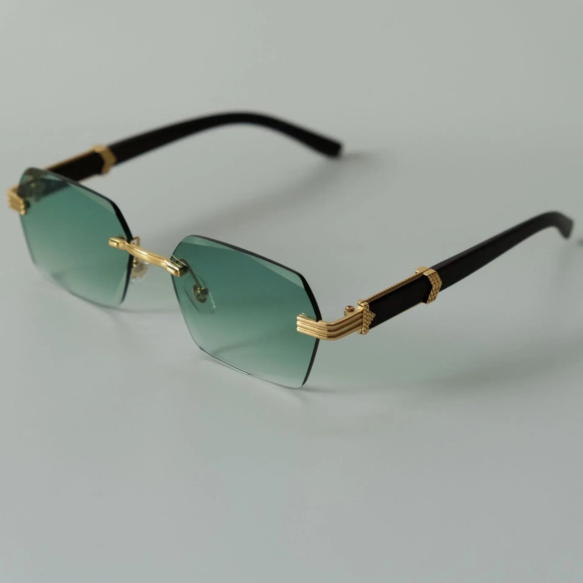 fashion-square-rimless-trimming-glasses - Viexta