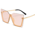 Ocean Sheet Multicolor Rimless Sunglasses - Viexta