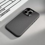 carbon-fiber-grain-magnetic-leather-iphone-case - Viexta