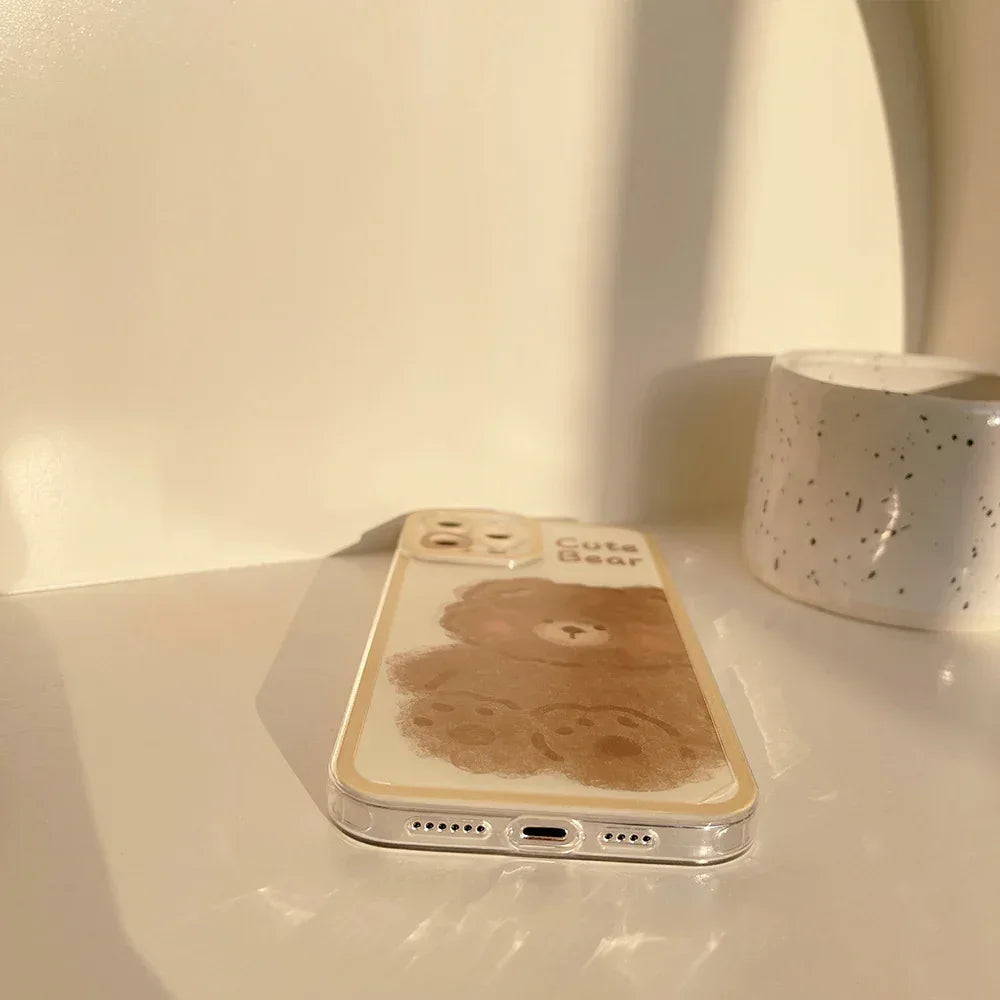 Cartoon Printed Silicone iPhone Case - Viexta