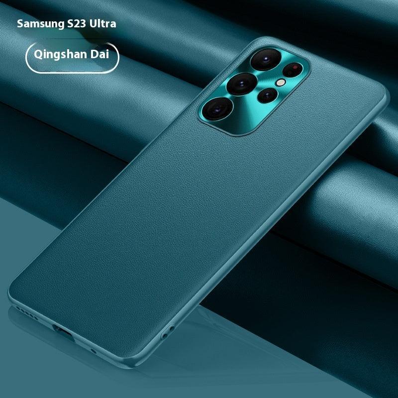 leather-samsung-metal-lens-phone-case - Viexta