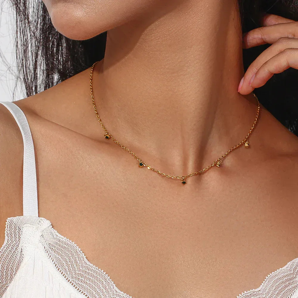 Zircon Clavicle Chain - Viexta