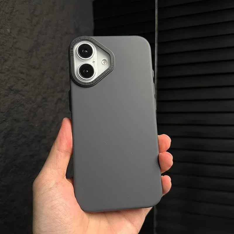 metal-large-hole-ultra-thin-frosted-iphone-case - Viexta