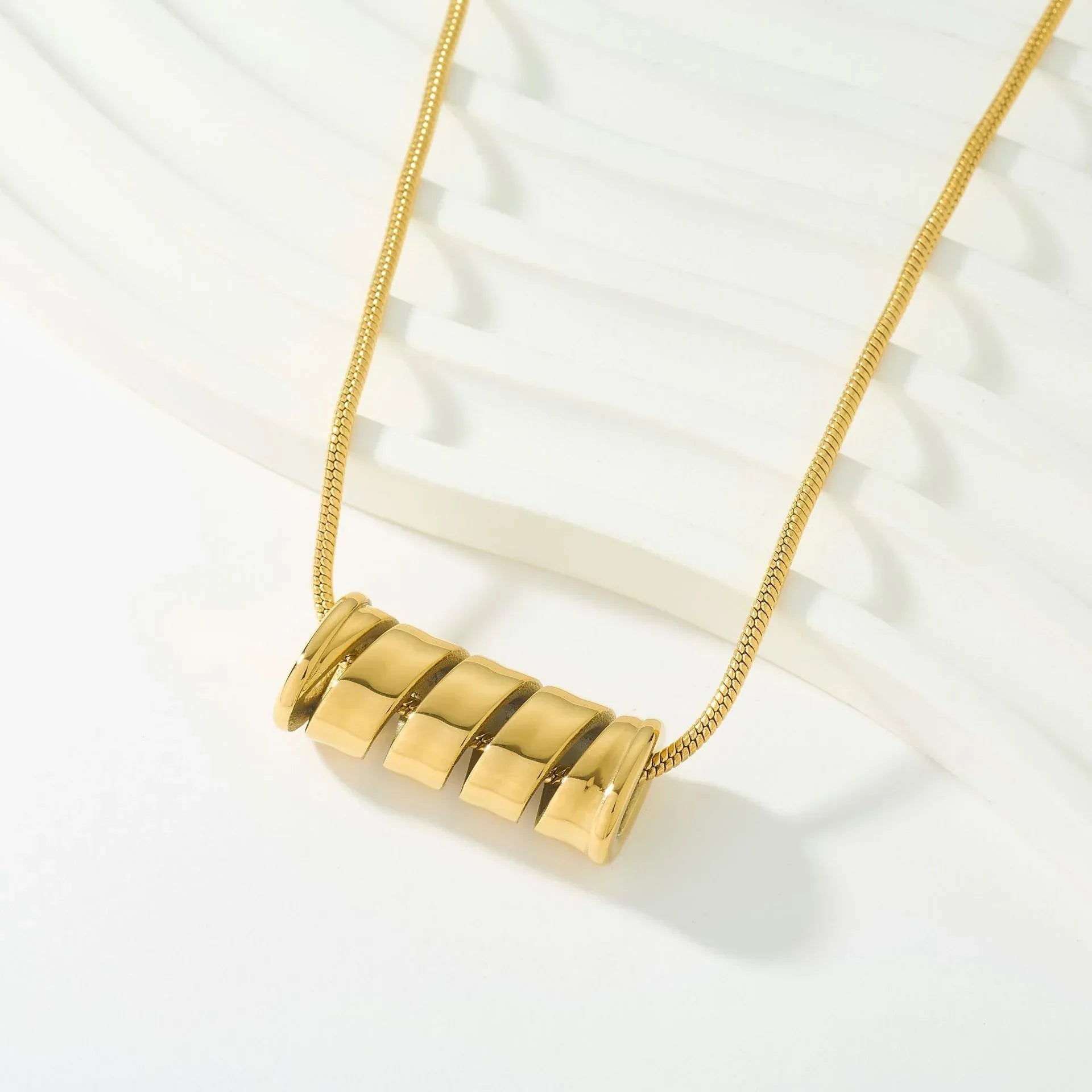 Ornament Stainless Steel Necklace - Viexta