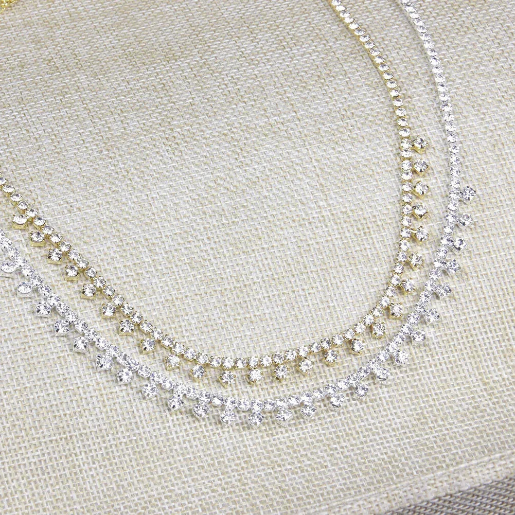 rhinestone-claw-choker-temperament-clavicle-chain - Viexta