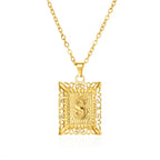 stainless-steel-initial-necklace - Viexta
