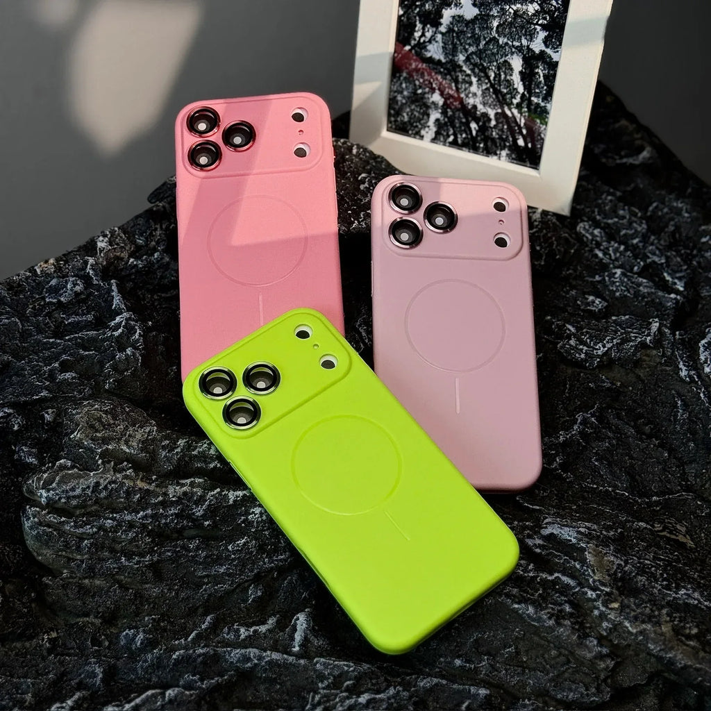 Frosted Skin Magnetic Suction iPhone Case - Viexta