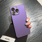 Minimalist Titanium-textured Casual iPhone Case - Viexta