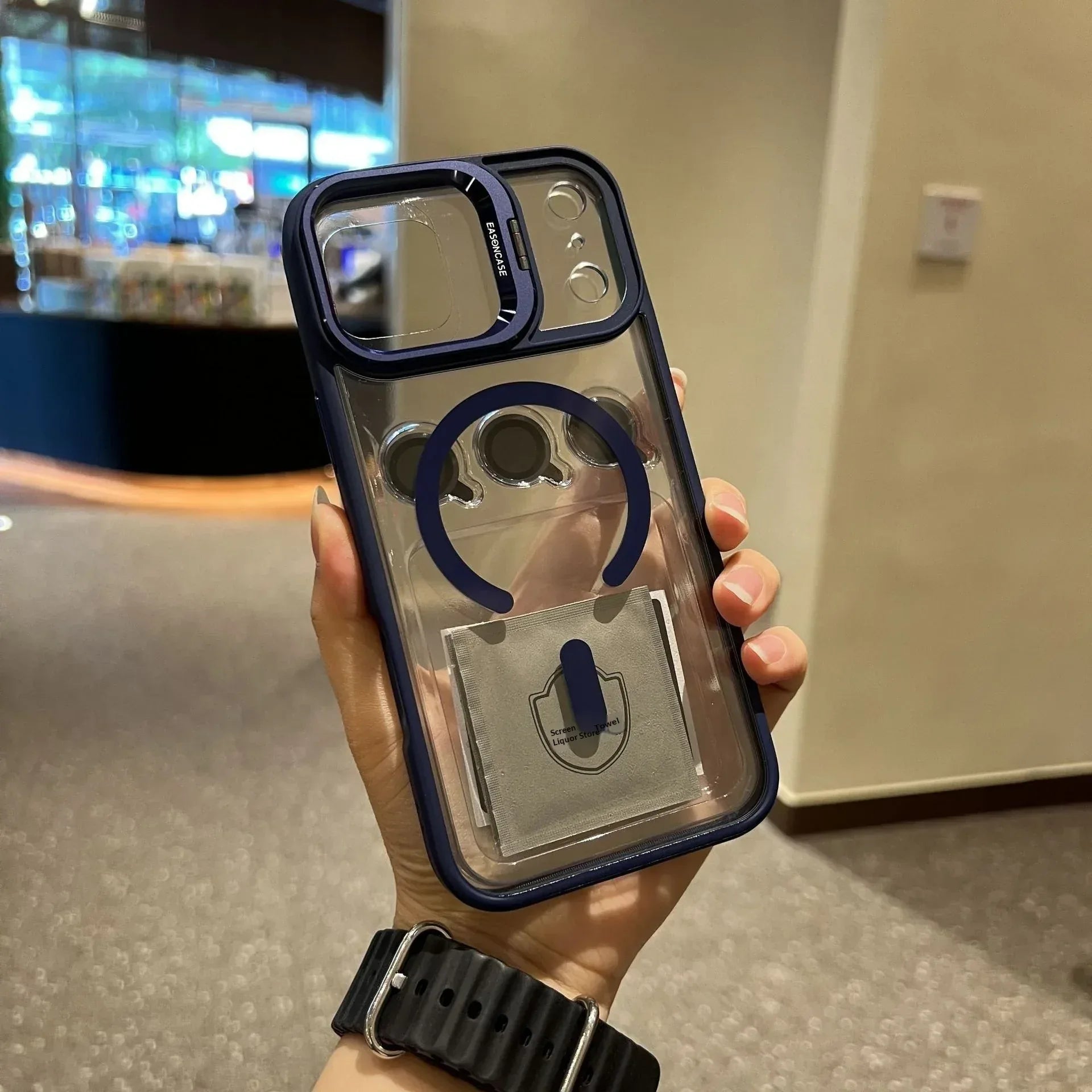 Built-in Lens Protector iPhone Case - Viexta