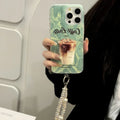 mint-green-splash-ink-coffee-bracket-iphone-case - Viexta