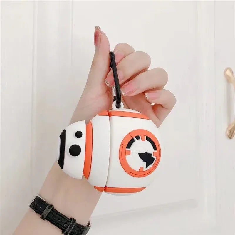 Robot Wireless Bluetooth Earphone Case - Viexta