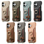 Lanyard Leather iPhone Case