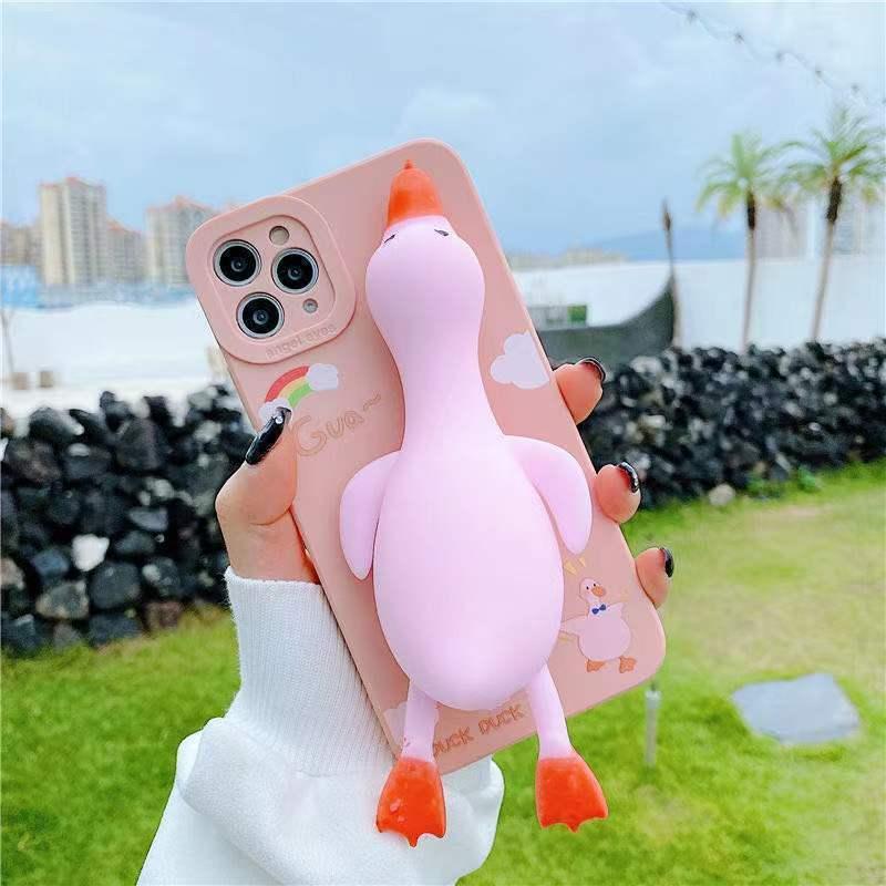 Cartoon Kneading Duck iPhone case - Viexta