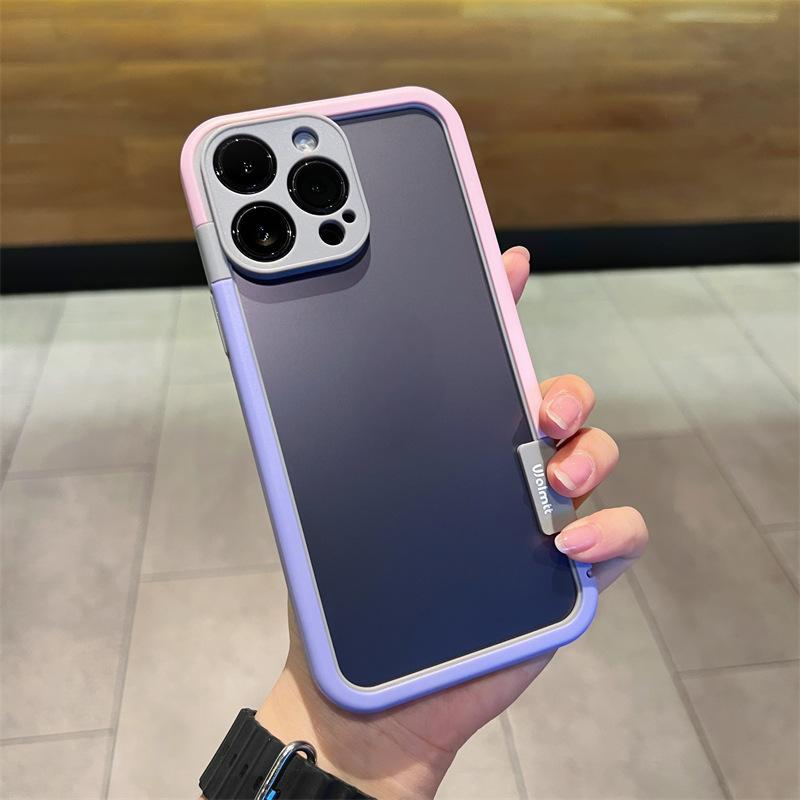 Contrast Color Cooling Soft iPhone Case