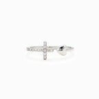 inlaid-zircon-heart-shaped-open-ring - Viexta