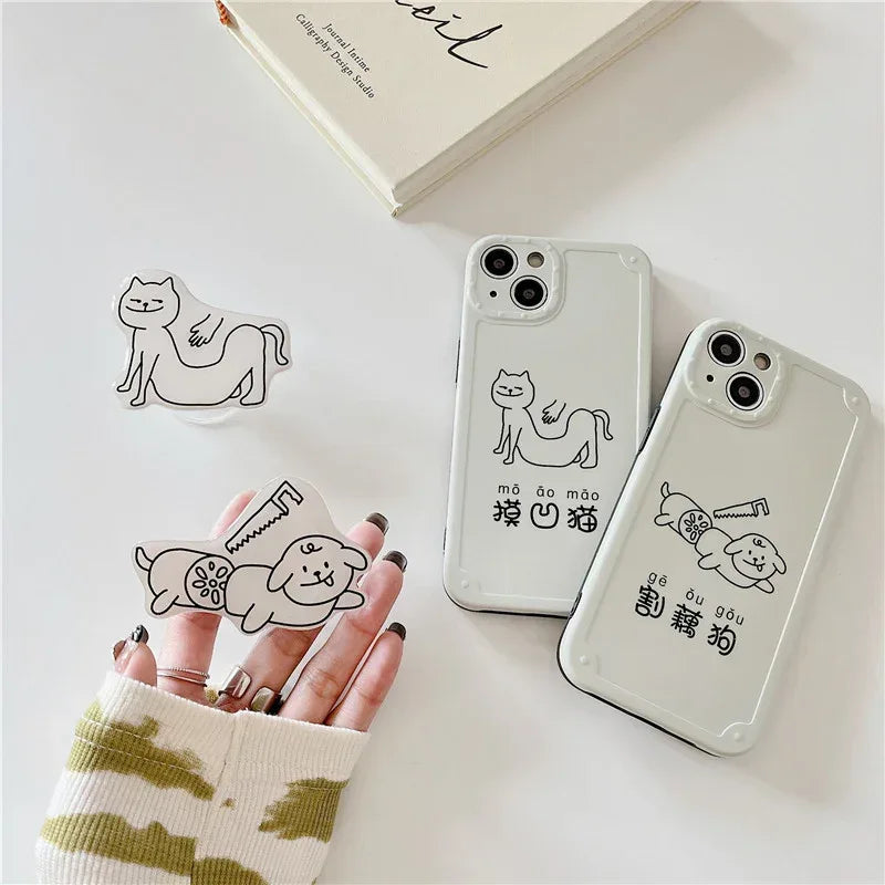 Funny Kitten Puppy iPhone Case - Viexta