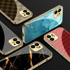 Silicone Embossed Tpu Glass iPhone Case - Viexta