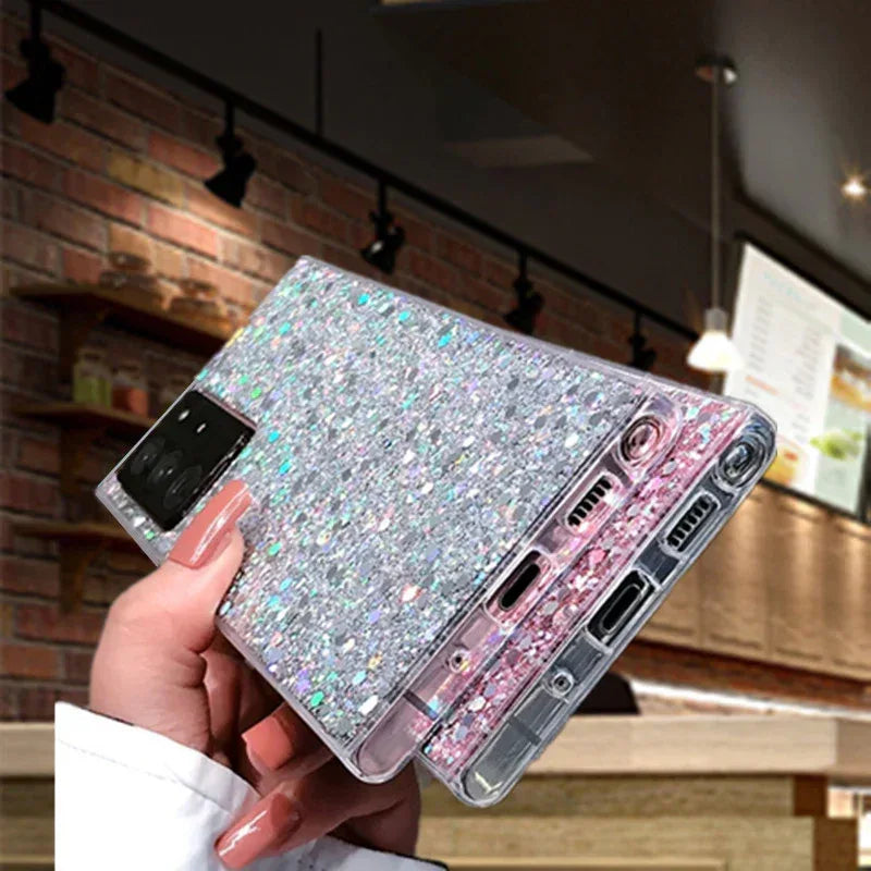 Beaded Glitter Temperament iPhone/ Samsung Case - Viexta