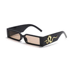 Diamond-studded Snake Sunglasses For Men And Women - Viexta