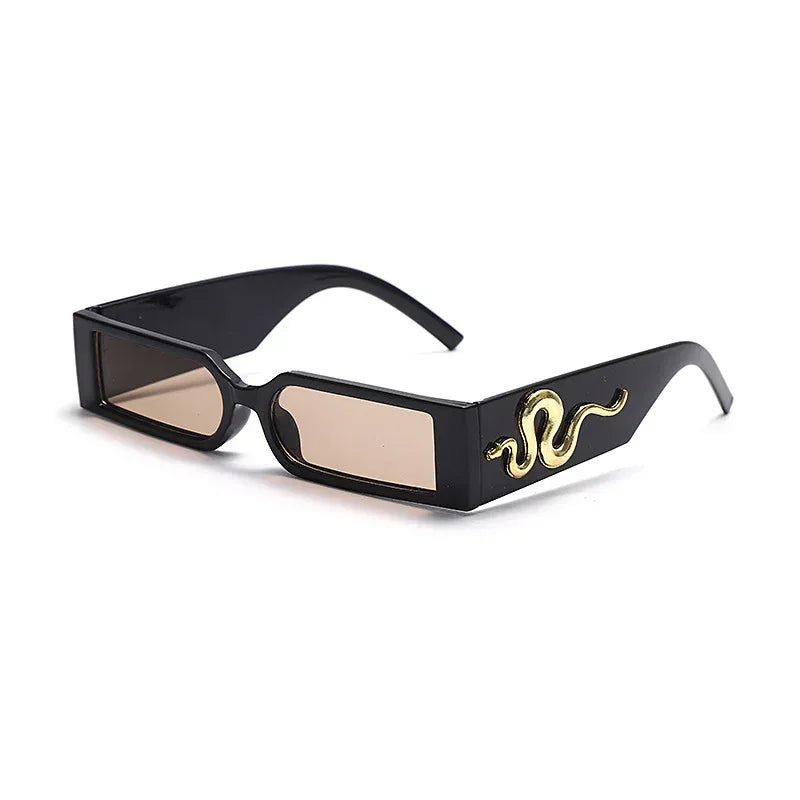 Diamond-studded Snake Sunglasses For Men And Women - Viexta