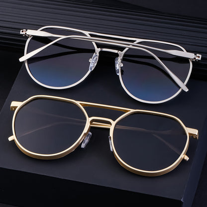 Metal Double Beam Vintage Sunglasses