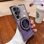 Glitter Magnetic Bracket Samsung Phone Case