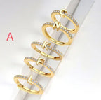 s925-sterling-silver-micro-inlaid-letters-ring - Viexta