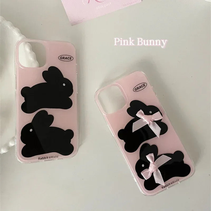cute-bow-rabbit-iphone-case - Viexta