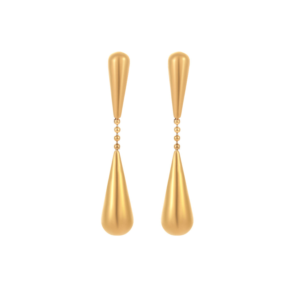 Minimalist Cool Feng Shui Drop Earrings