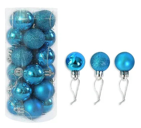 Christmas Decoration Shiny Matte Christmas Ball - Viexta