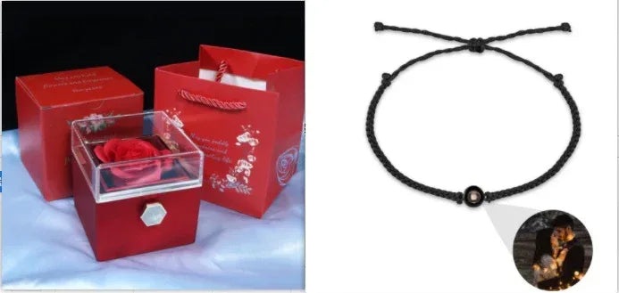 rotating-soap-flower-rose-gift-box - Viexta