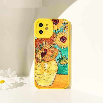 Sunflower Silicone iPhone Case