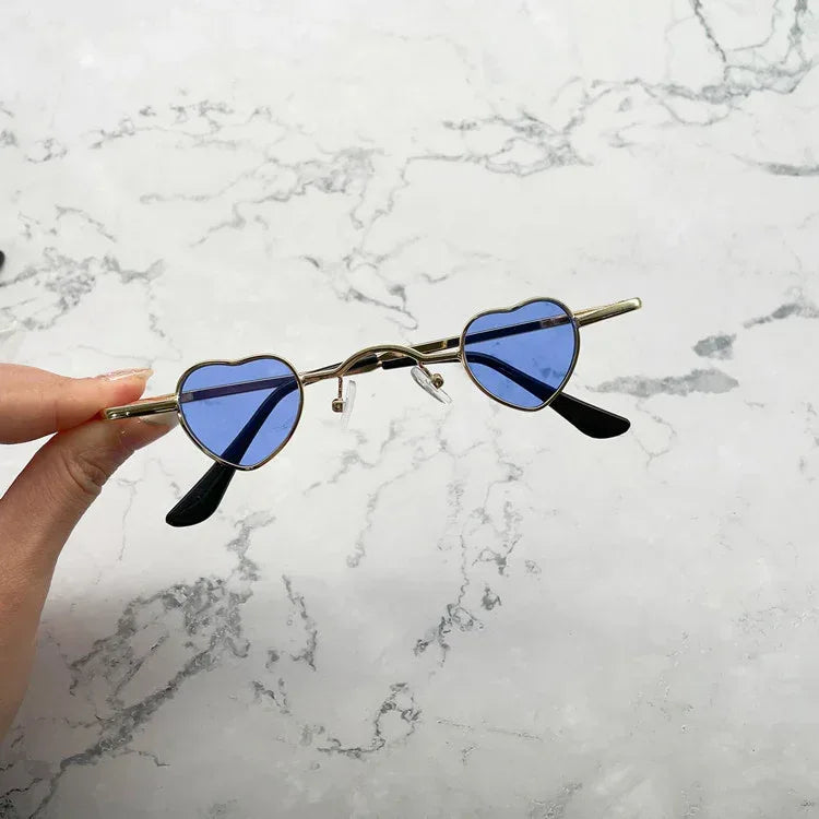 Love Retro Small Frame Eyes Glasses - Viexta