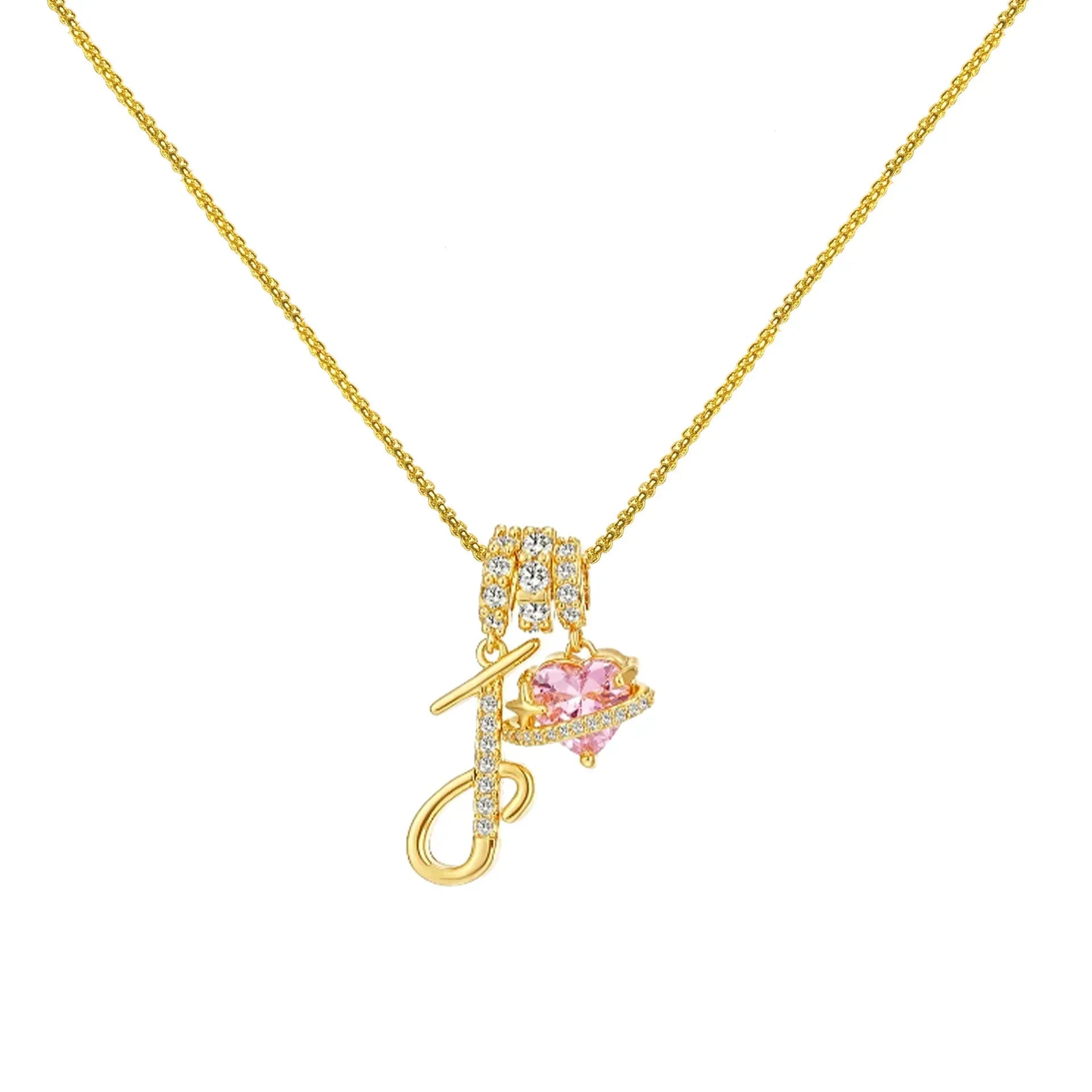 Dopamine 26 English Letter Necklace - Viexta