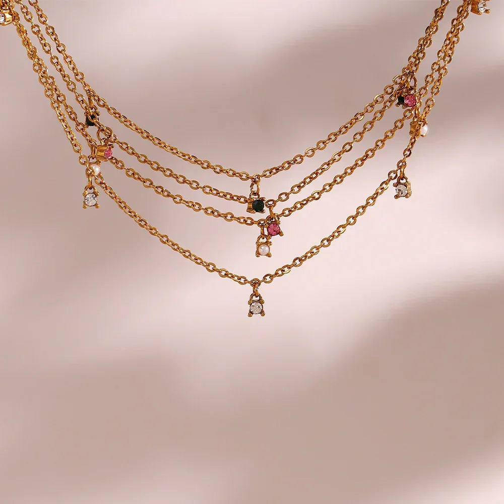 Zircon Clavicle Chain - Viexta
