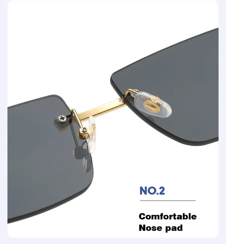 Frameless Trimming Head Sunglasses - Viexta