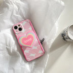 Girl Rainbow Love Bracket iPhone Case - Viexta