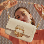 French Minority Textured Shoulder Crossbody Bag - Viexta